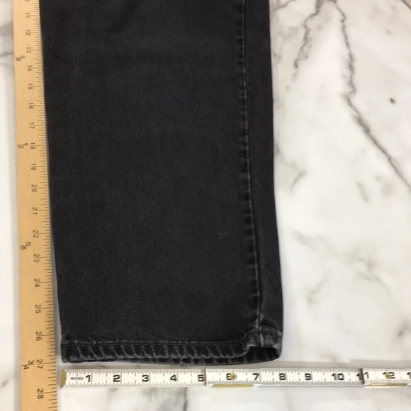 Levis 550 Jeans‎ Mens 40x30 Black Denim Relaxed Fit 100% Cotton Vintage 1999 - Picture 13 of 13